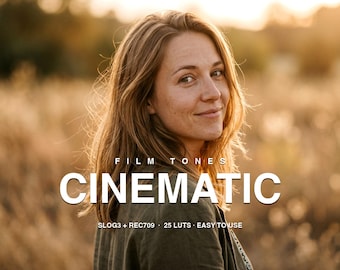 Sony SLOG3 LUTs | 25 Filmreife Farbgrade | FX3 A7S A7IV | Uraufführung DaVinci