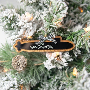 Farmhouse Personalized Submarine Christmas Ornament, Custom Submarine Ornament,  Christmas Ornament, Submarine, Submarine Ornament
