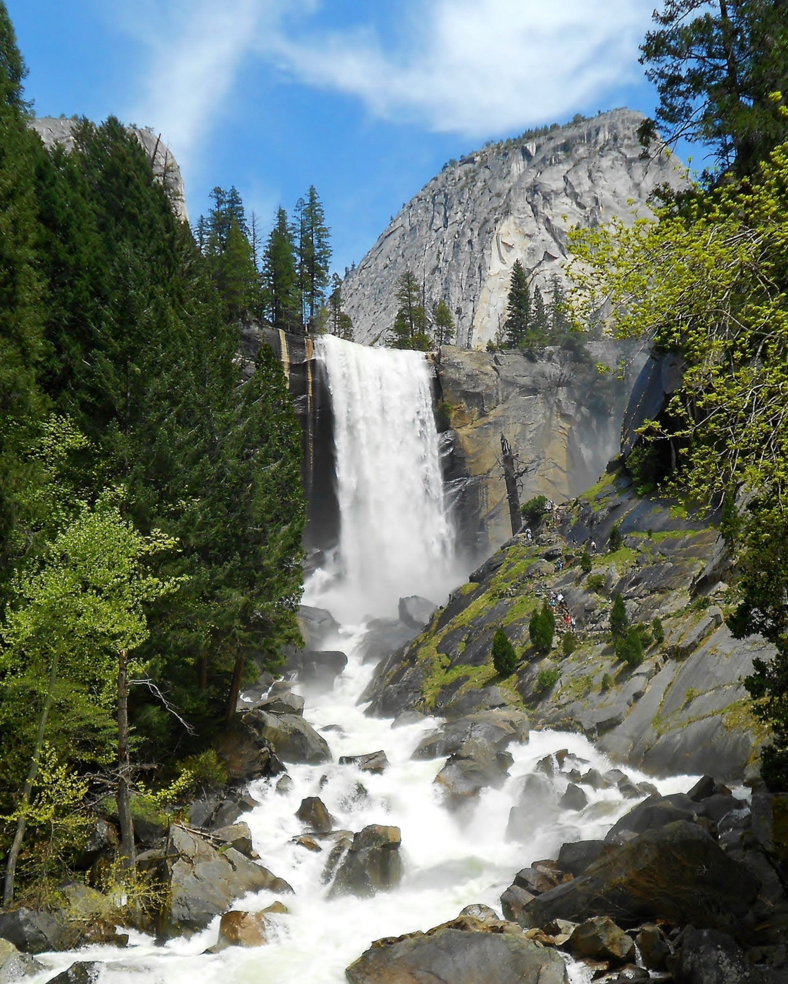 Vernal Fall at Yosemite National Park California 8x10 Color - Etsy