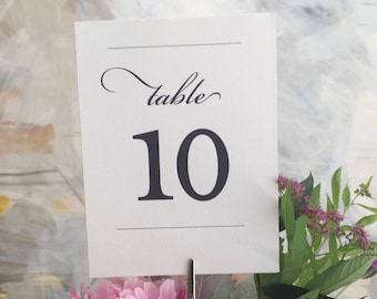 Table Numbers (Olivia Wedding Collection) Instant Download