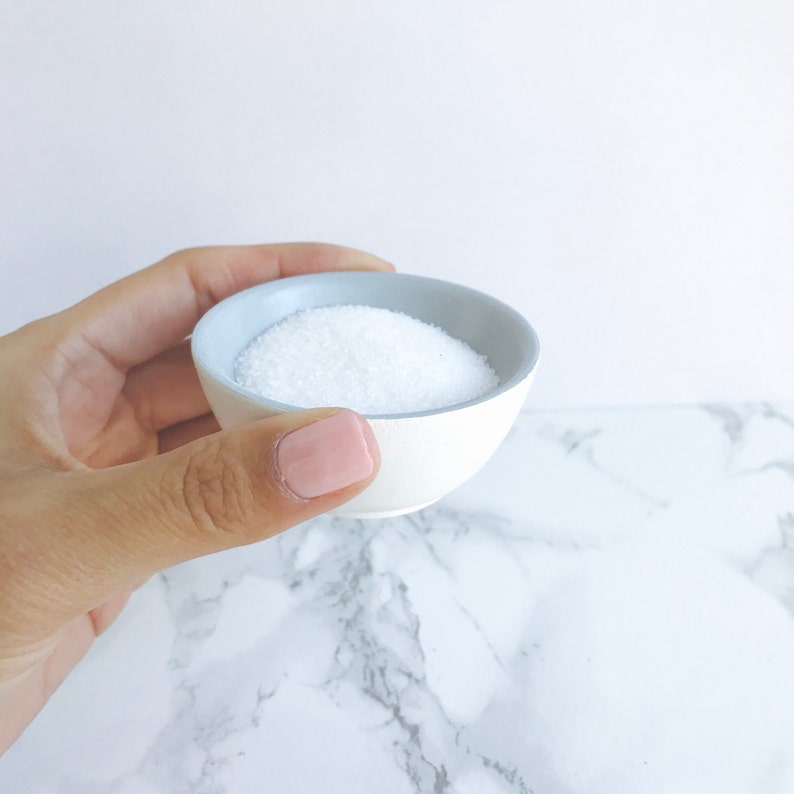 White Small Bowl Spice Bowl Pinch Bowl Spice Containers Salt Cellar Salt and Pepper Dish Salt and Pepper Bowl Grey Salt Bowl