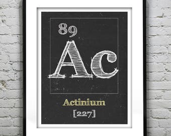 Periodic Table Francium Poster Art Print Periodic Table Of