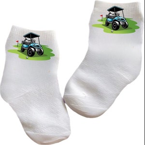 Golfkarsokken voor baby's/peuters/kinderen. Meerdere maten aangeboden. Jij kiest. Elke baby heeft dit nodig. Leuk babycadeau!