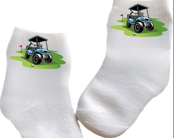 Baby/Toddler/Child Golf Cart Socks. Multiple Sizes Offered. You Choose. Every Baby Needs. Cute Baby Gift!