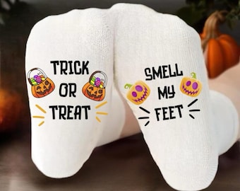 Baby/Kleinkind/Kind/Teenager HALLOWEEN TRiCK OR TReAT Socken Mehrere Größen angeboten. Du hast die Wahl. braucht jedes Baby. Niedliches Baby Geschenk!
