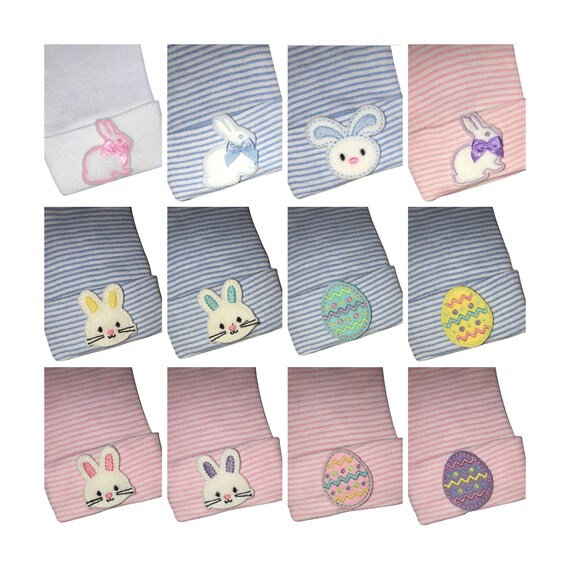 Easter Newborn Hospital Hat! ! You Choose! Spring Baby Great Gift!