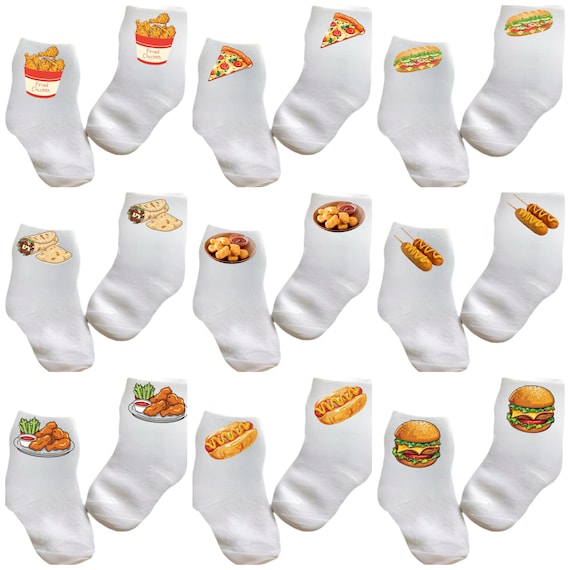 Baby/Toddler/Child Food Socks. Multiple sizes offered. Choose Food