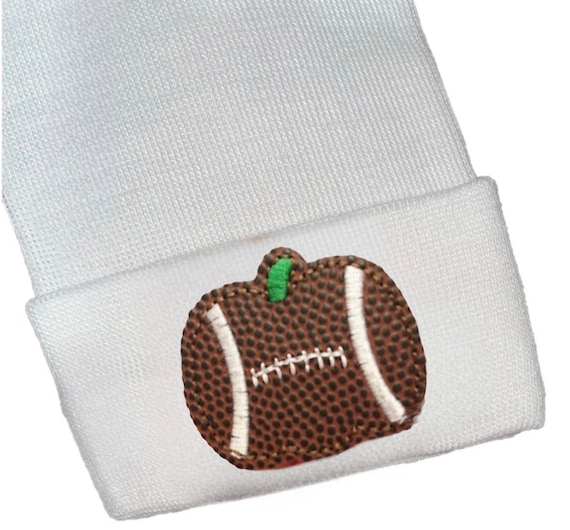 Newborn Football Pumpkin Hat For Baby Girl or Boy!