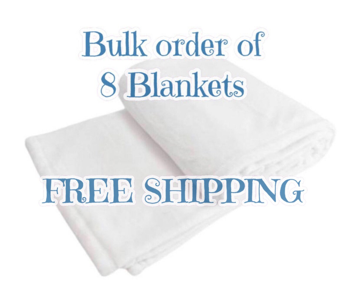SUBLIMATION BLANKETs 8 Fleece Blankets Size 30x40 Snow Etsy