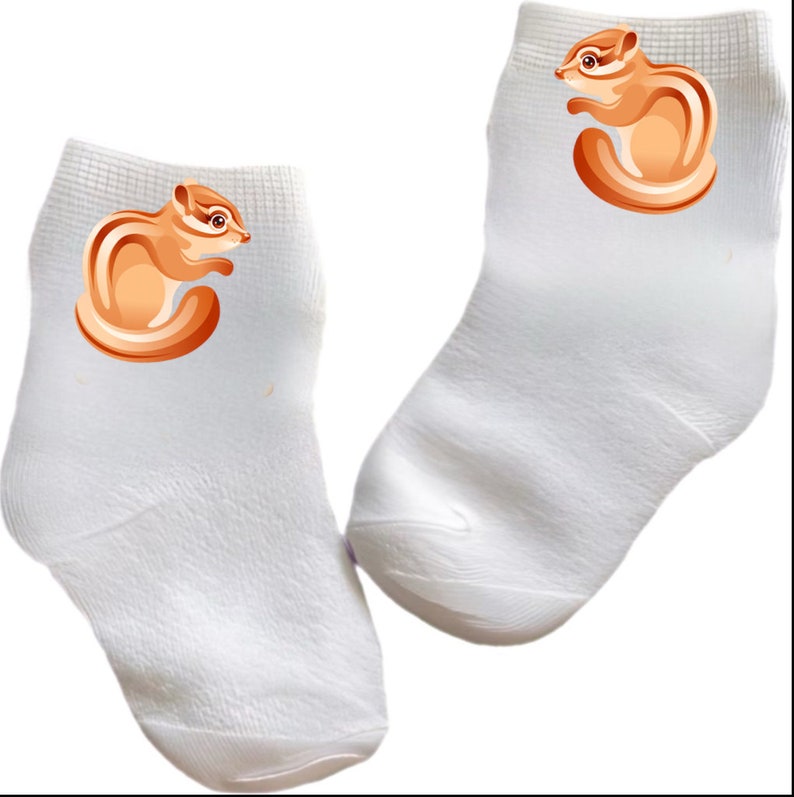 Chipmunk Socks: Toddler & Child Sizes - Etsy Canada