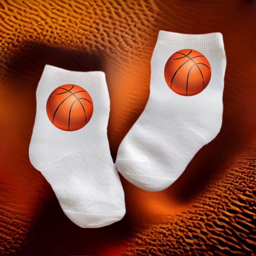 Cute Ball Sports Socks for Sports lovers, Unisex Basketball Socks for Men Women, Funny Basketball Gifts for Basketball lovers, Perfect Women Men