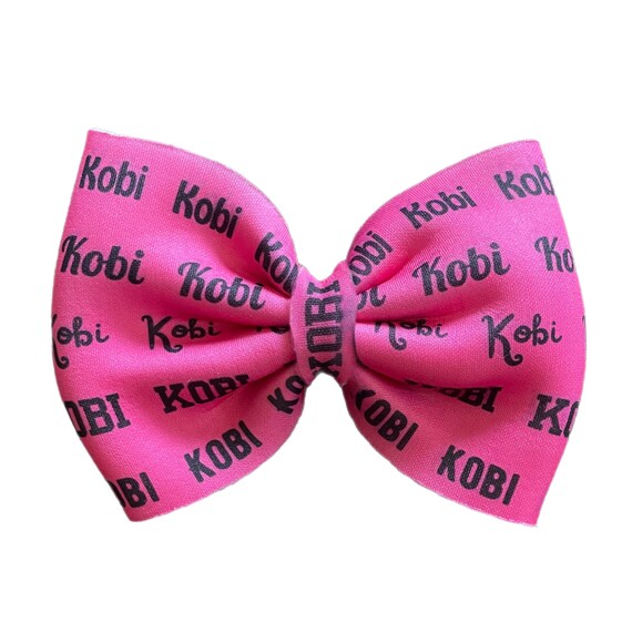 Girls Bow Headband Or Alligator Clip with NAME! Custom Made Fabric Bow. Newborn Hospital Hat. Newborn Hat. Infant Beanie. EXCLUSIVE