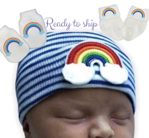 Gorro y manoplas online recién nacido hospital