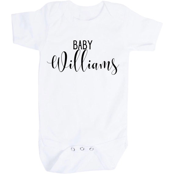 Baby Bodysuit Announcement You Choose Long or Short Sleeve. Great Gift. You choose Size