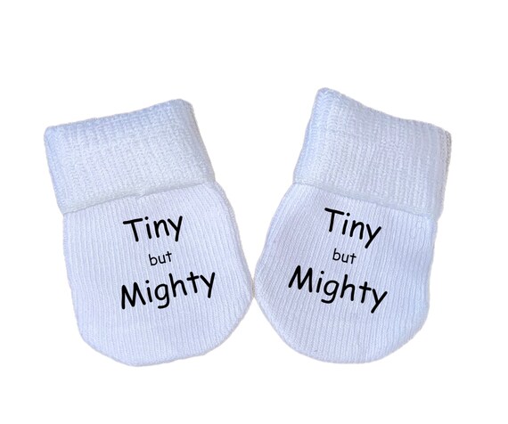 PREEMIE MITTENS Tiny but Mighty Baby and Sock Option! Preemie No Scratch Mittens AnD Or PREEMIE SoCKS!