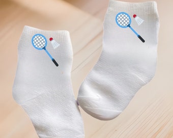 Baby/Toddler/Child  Badminton Socks. Multiple Sizes Offered. You Choose. Every Baby Needs. Cute Baby Gift!