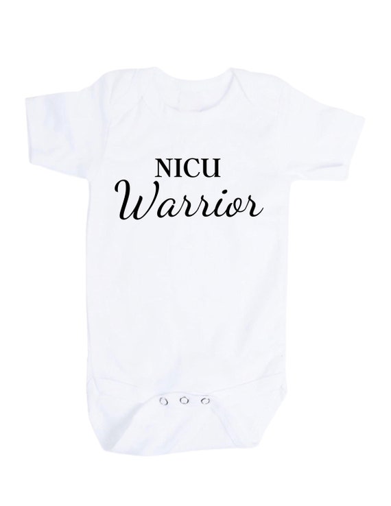 Baby Bodysuit NICU warrior. PREEMIE 1st Keepsake! GREaT GiFT! 1st Keepsake!