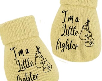 PREEMIE HANDSCHUHE Ich bin ein kleiner Kämpfer. Sie wählen die Handschuhfarbe.