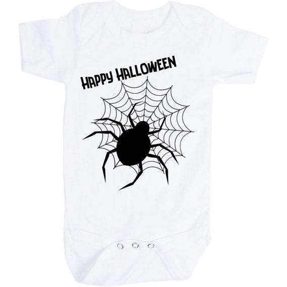 My Happy Halloween Bodysuit You Choose Long or Short Sleeve with or without Matching Mitts and Socks. Great Gift. You choose Size