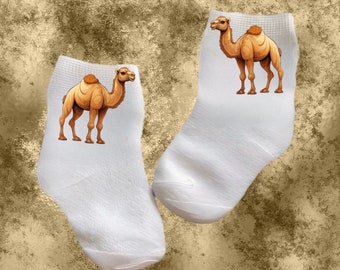 Baby/Toddler/Child Camel Socks.Multiple sizes offered. Choose from 0-6 months to 10 years.  Every Baby Needs. Cute Baby Gift!