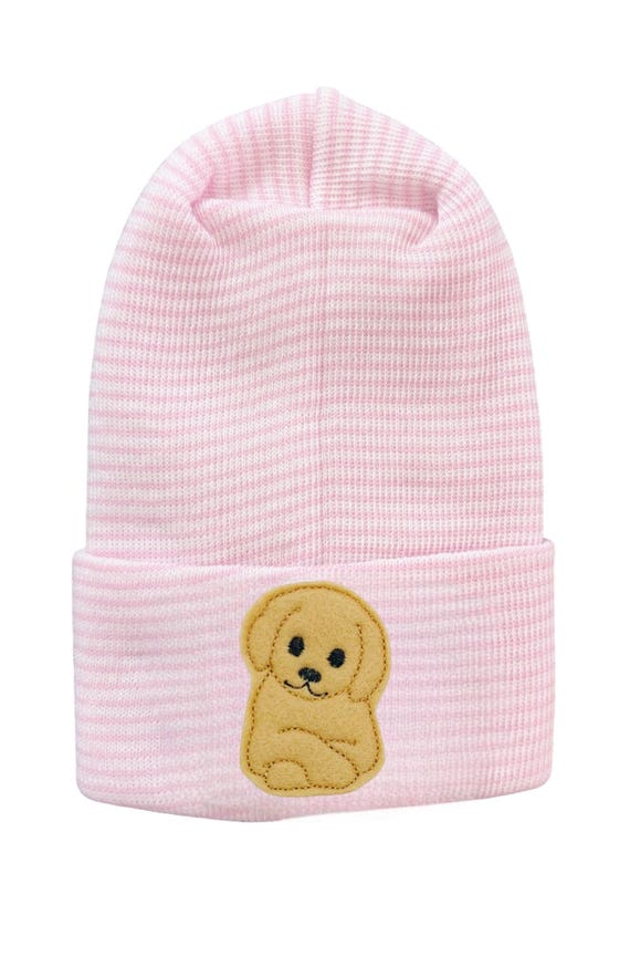 Newborn Puppy Labrador Golden Retriever Hat in your choice of hat color