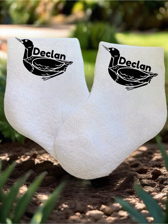 Baby/Toddler/Child Cute loon Socks. Multiple sizes offered. Choose from 0-6 months to 14 years. Cute Gift!
