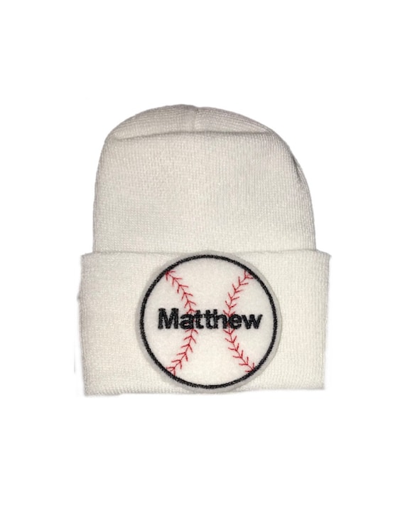 Newborn Hospital Hat Monogramed with Name. You Choose Hat Color. 1st Keepsake! Super Cute! Personalized!