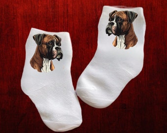 Baby/Toddler/Child Cute Boxer Socks. Multiple sizes offered. Choose from 0-6 months to 10 years. Cute Gift!