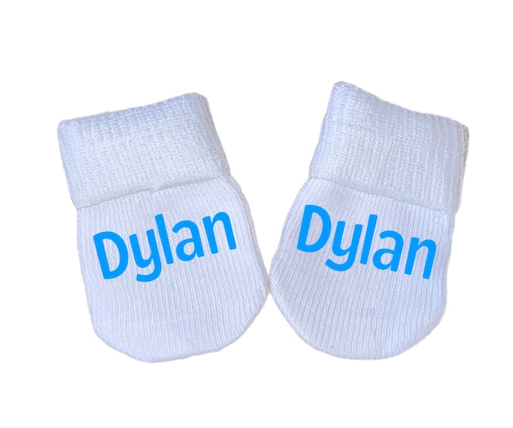 PREEMIE MITTENS with Name Boy or Girl and Sock Option! Preemie No Scratch Mittens AnD Or PREEMIE SoCKS!