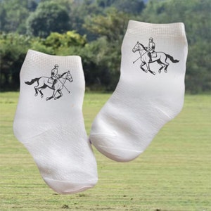 Baby/Toddler/Child Polo Sport Socks. Multiple sizes offered. Choose from 0-6 months to 10 years.  Every Baby Needs. Cute Baby Gift!