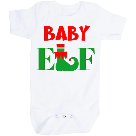 Baby Elf Bodysuit You Choose Long or Short Sleeve. Great Gift. You choose Size