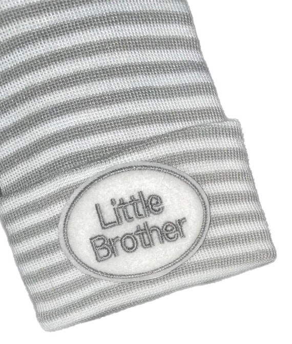 A Best Seller! Baby Hospital Hat. Little Brother Baby Hat. Newborn Hospital Hat.  Newborn Beanies. Little Brother.