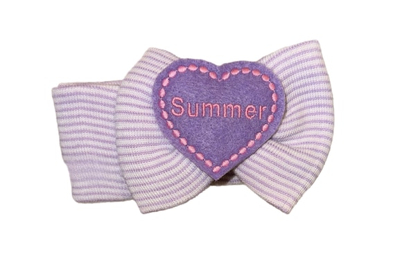 Exclusive Newborn HEADBAND Monogrammed with PERSONALIZED Name! Bow with Name! 1st Keepsake!