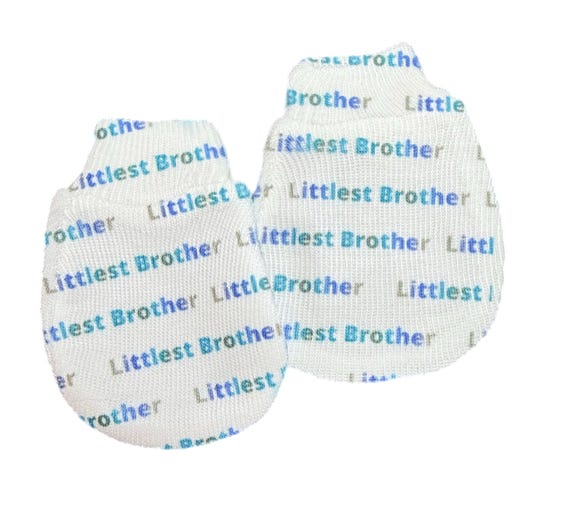 MITTENS! Newborn no scratch Mittens For Littlest Brother! Perfect Shower / Newborn Gift! Every Baby Needs. Cute Baby Gift!
