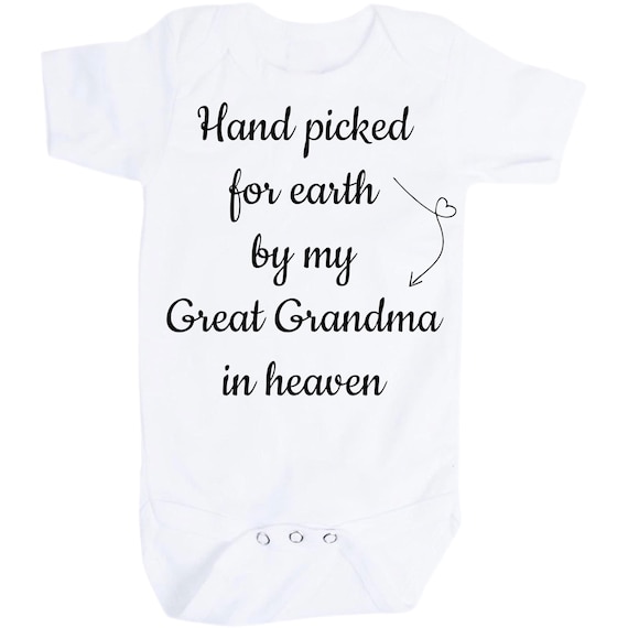Baby Bodysuit with Sent from Heaven by loved one.