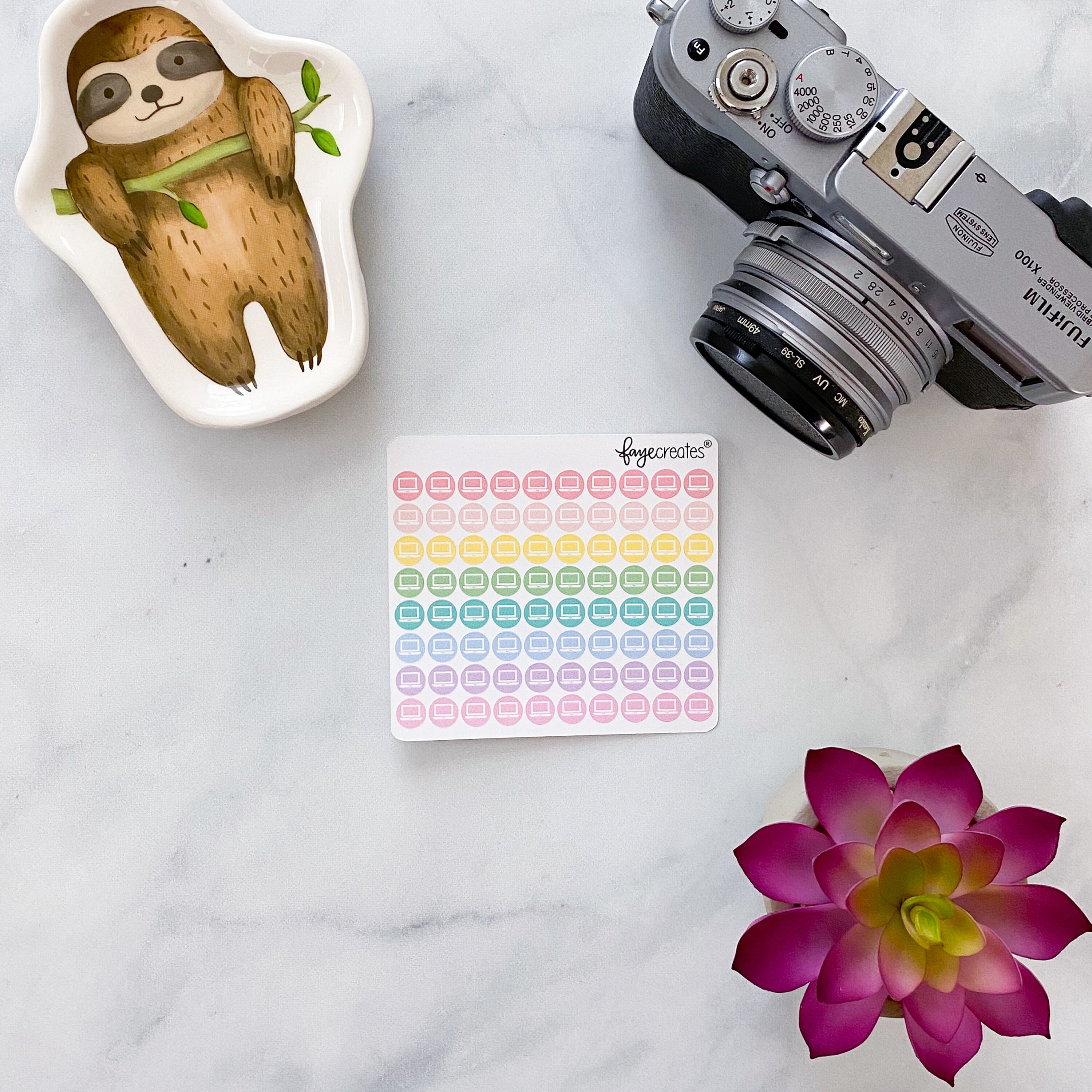 Laptop/computer planner stickers