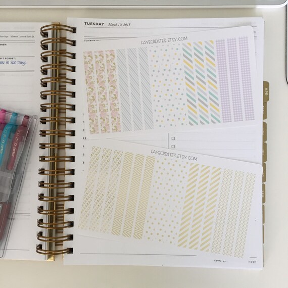 Divider stickers for flagship Working day Designer and other planners photo regarding Day Designer Planners identify Divider stickers for flagship Working day Designer and other planners