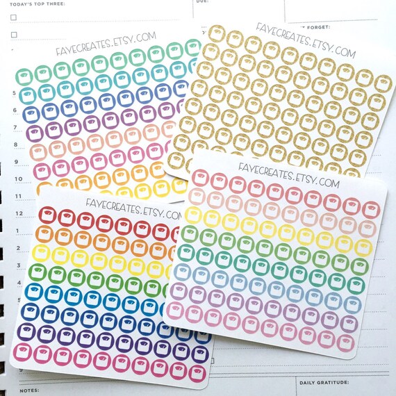 Weighing scales stickers for Day Designer and other planners | Etsy
