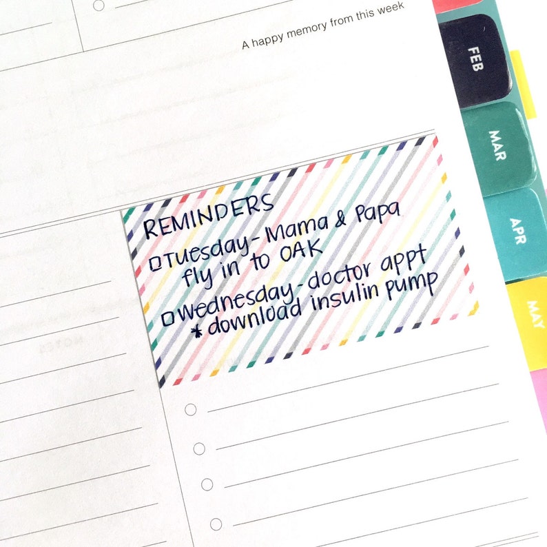 Weekly/Sunday prep stickers for Every day Simplified Planner picture relating to Simplified Planner called Weekly/Sunday prep stickers for Day by day Simplified Planner