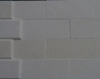 100 Sq /"coursed Piedra Gris dollshouses /& Modelos