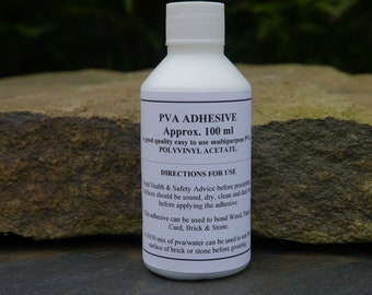 1 100ml Bottle  Miniature Masonry Brick & Stone PVA Glue 100ml Bottle