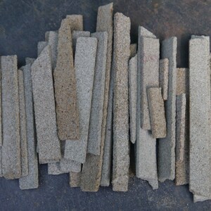 25 sq ins REAL Grey Stone Offcuts for Dolls Houses, Models & Railways image 4