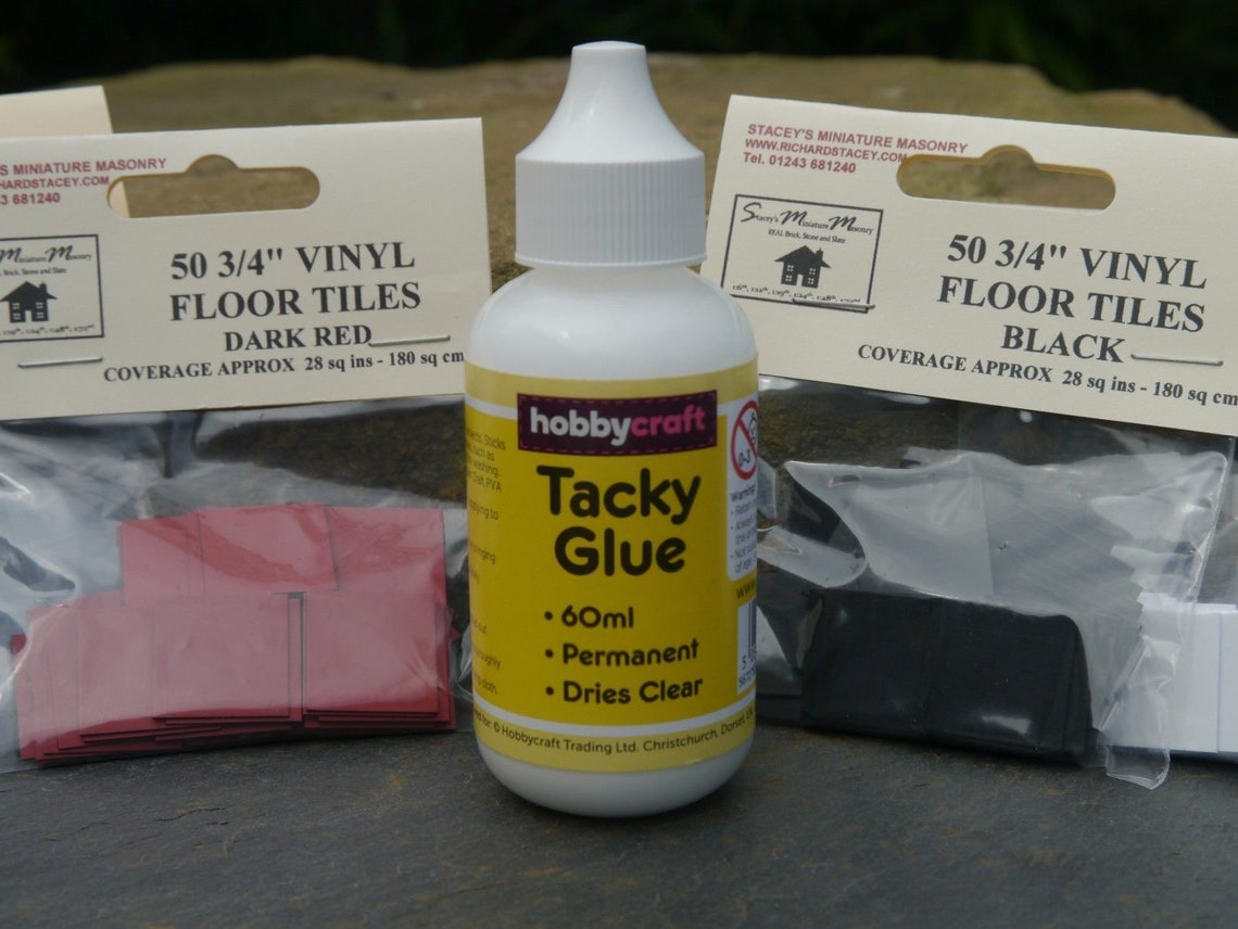 60ml TACKY GLUE for Sticking Stacey's Masonry Vinyl & Etsy