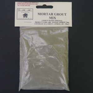 100g murbruk/fogblandning Miniatyrmodellbygge och fogmassa