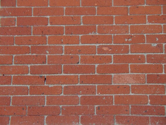 250 1:12th échelle multi rouge véritable brique miniature bricks