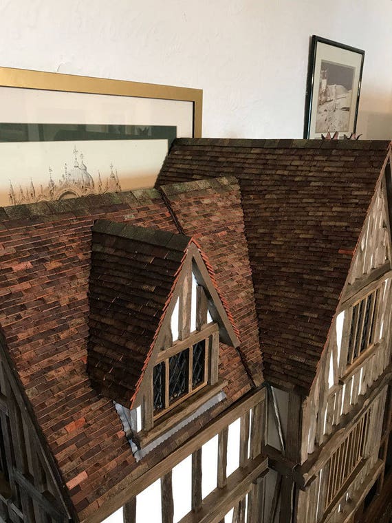Mini-Dachziegel Aus Ton, Flach & Rund – 15 Mm, 300 Stück Für Modellbau & Diorama