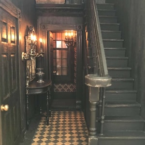 Azulejos para casa de muñecas victorianos de 1/3" (paquete de 25), color crema, de ladrillo auténtico, escala 1:12