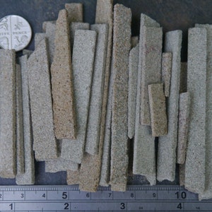 25 sq ins REAL Grey Stone Offcuts for Dolls Houses, Models & Railways image 1