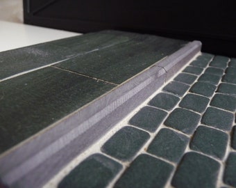 5 3" Real Slate Kerbstones SM PACK MINIATURE