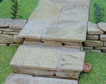 25 sq ins REAL Yorkshire Sandstone Mini Random Flagstones